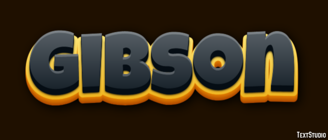 Gibson Text Effect