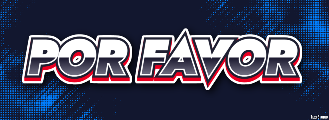 Por favor テキスト効果