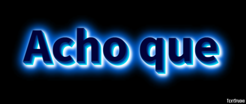 Acho que Text effect