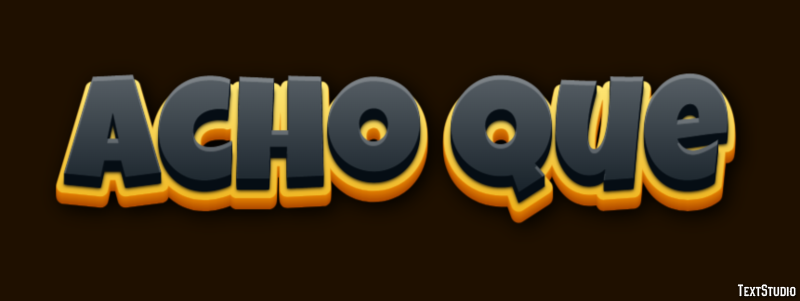 Acho que Text effect