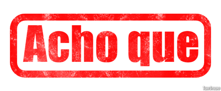 Acho que Text effect