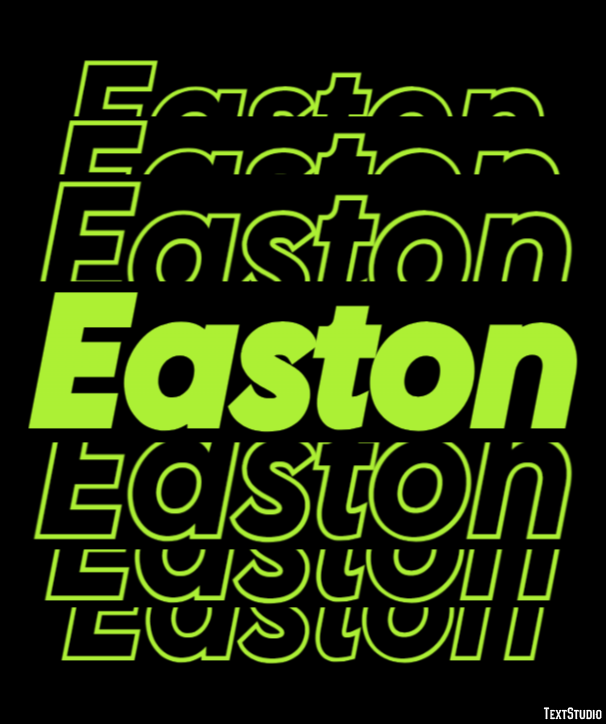 Easton Efekt tekstowy