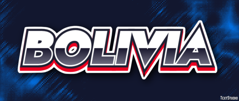 Bolivia Text Effect