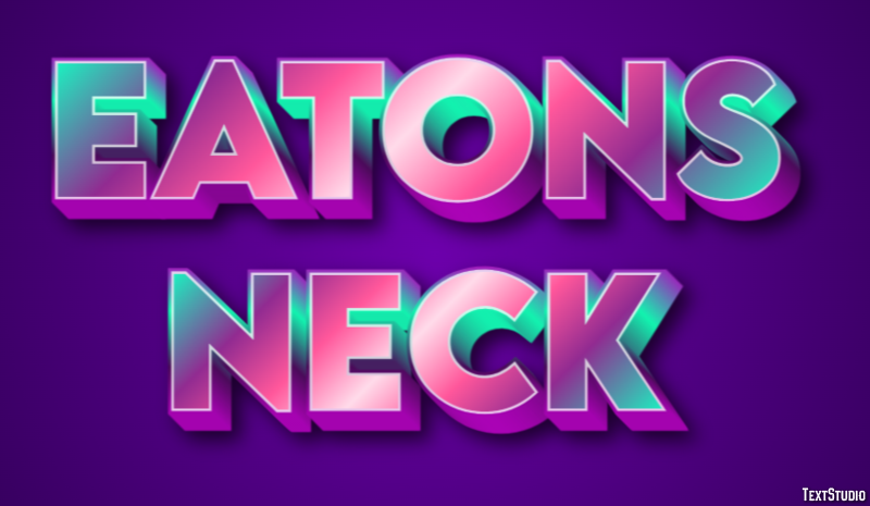 Eatons Neck Effetto testo
