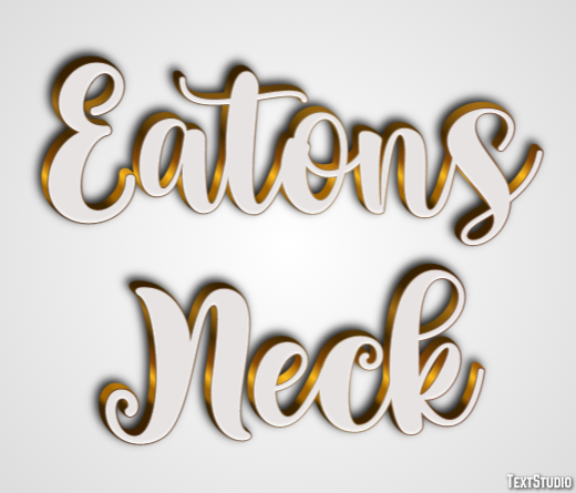 Eatons Neck Effetto testo