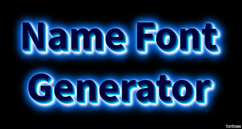 Name Font Generator テキスト効果