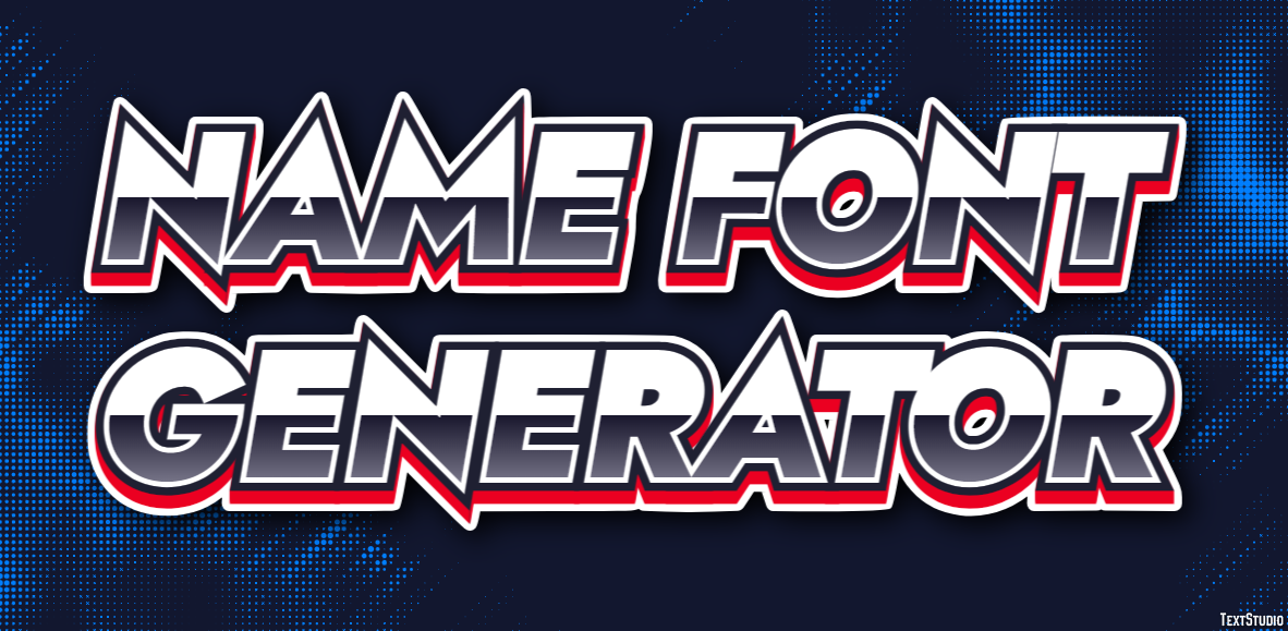 Name Font Generator Effetto testo