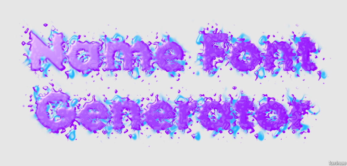 Name Font Generator Effetto testo