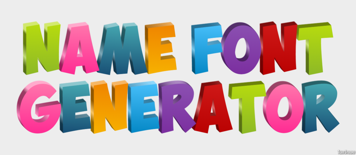 Name Font Generator Effetto testo