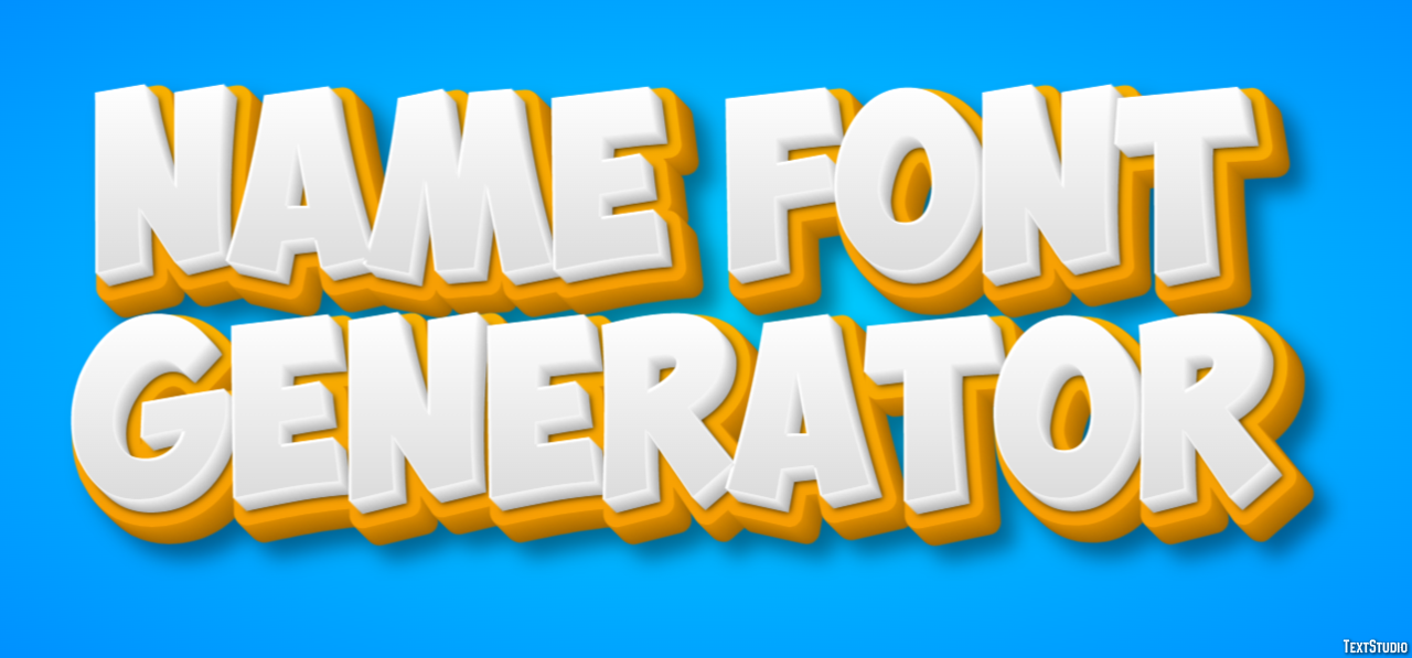 Name Font Generator Effetto testo