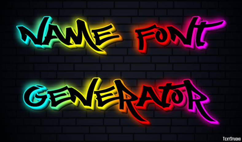 Name Font Generator Effetto testo