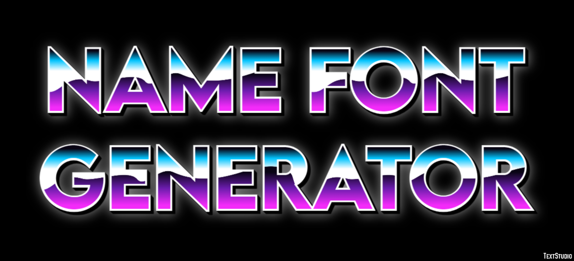 Name Font Generator Effetto testo