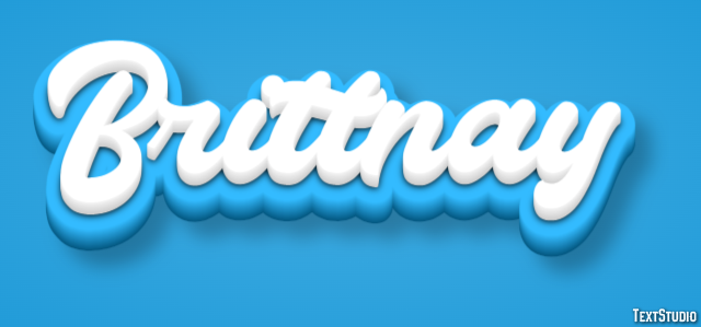 Brittnay Text Effect