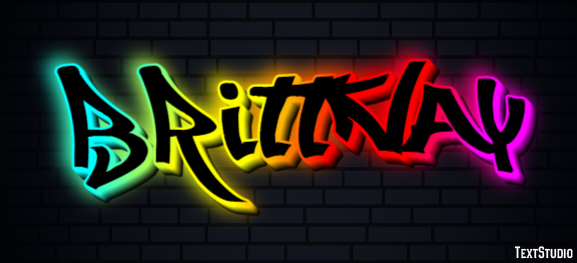 Brittnay Text Effect