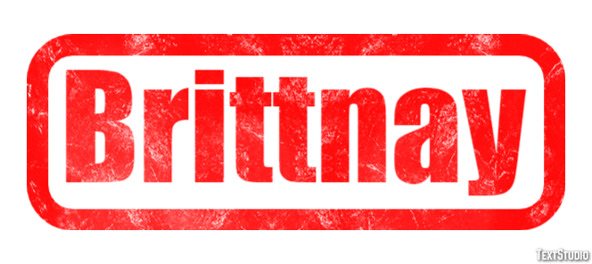 Brittnay Text effect