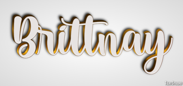 Brittnay Text effect