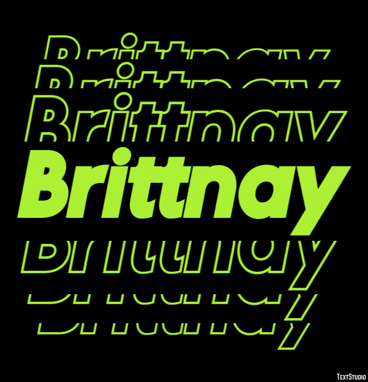 Brittnay Text effect