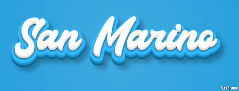 San Marino Efekt tekstowy