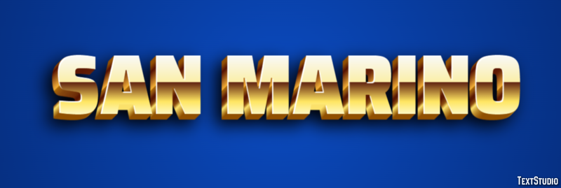 San Marino Efekt tekstowy