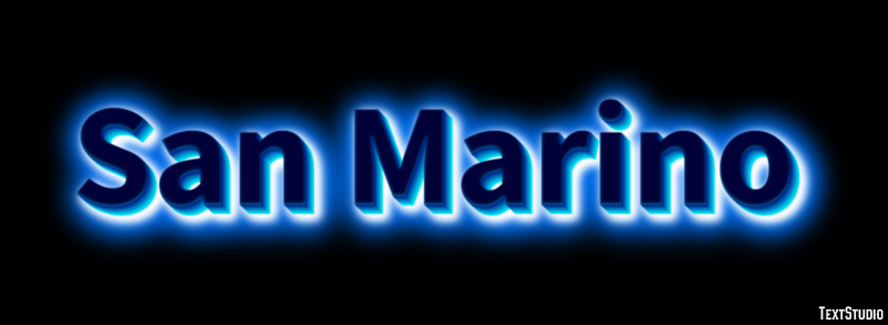 San Marino Efekt tekstowy