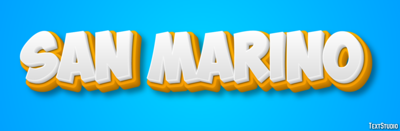 San Marino Efekt tekstowy