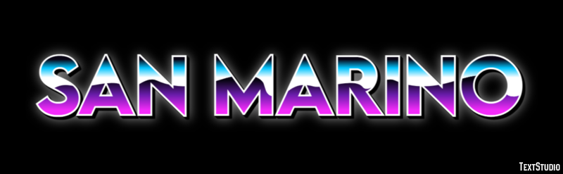 San Marino Efekt tekstowy