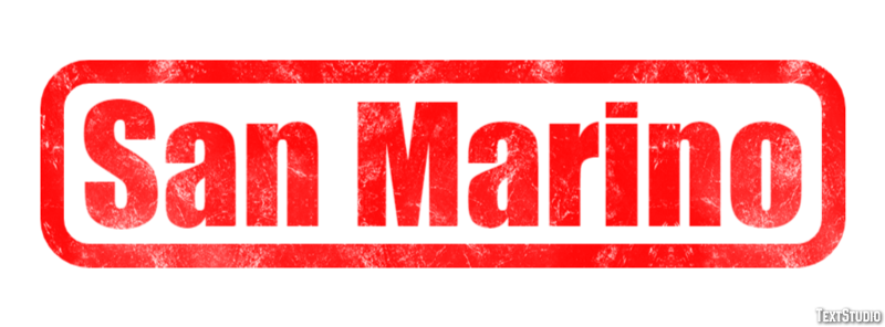 San Marino Efekt tekstowy