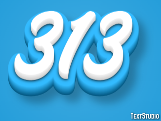 313 Text Effect