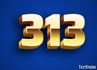 313 Text Effect