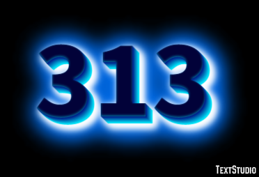 313 Text Effect