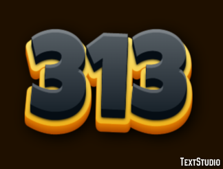 313 Text Effect