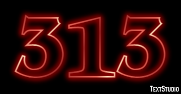 313 Text Effect