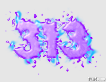 313 Text Effect