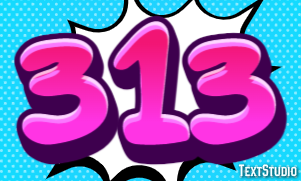 313 Text Effect