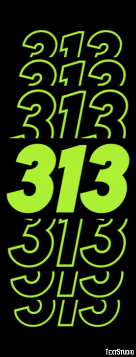 313 Text Effect