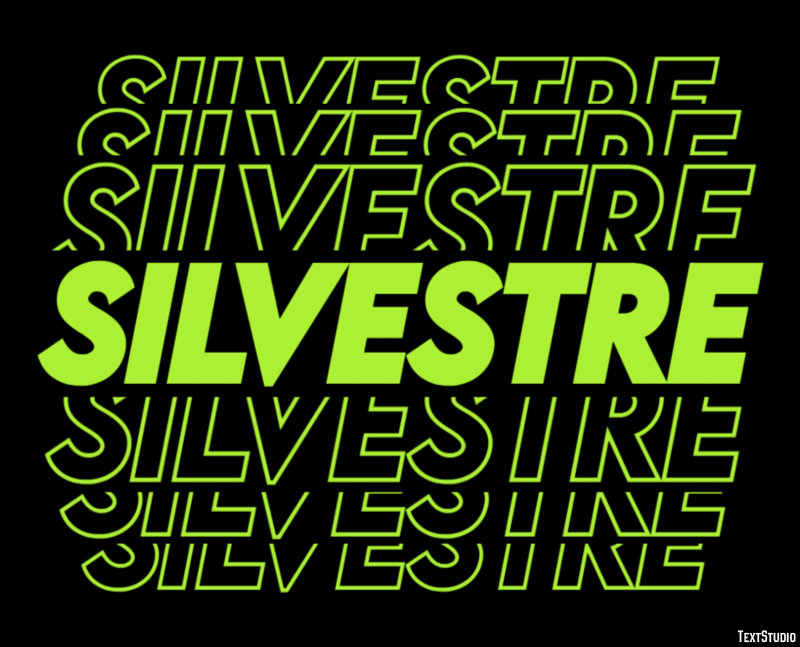 Silvestre Text Effect