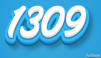 1309 Effetto testo