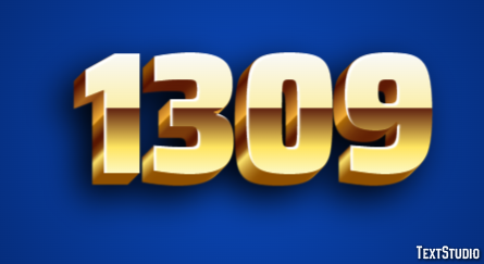 1309 Texteffekt