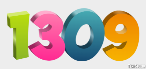 1309 Effetto testo