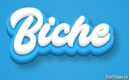 Biche Texteffekt