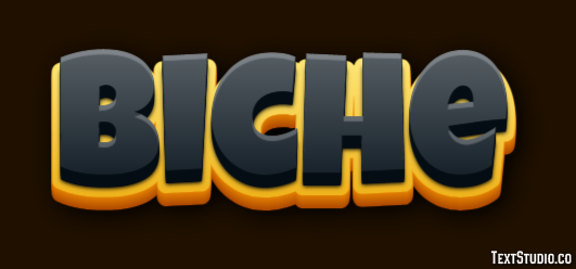 Biche Texteffekt