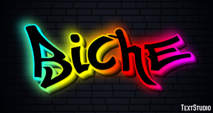 Biche Texteffekt