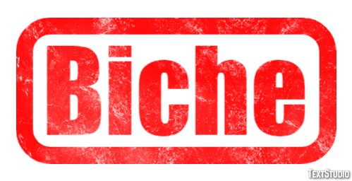 Biche Texteffekt