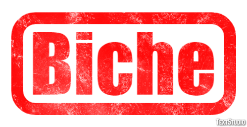 Biche Efekt tekstowy
