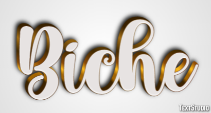 Biche Effet de Texte