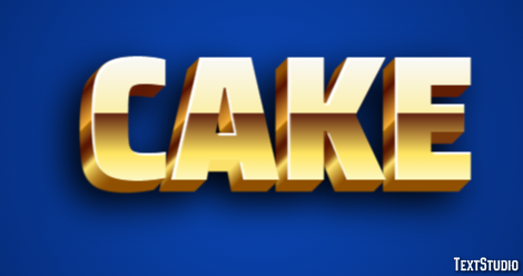 Cake Text Effect