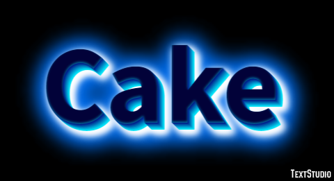 Cake Text Effect
