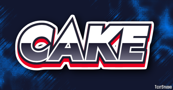 Cake Text effect