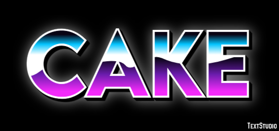 Cake Text Effect
