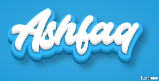Ashfaq Text Effect